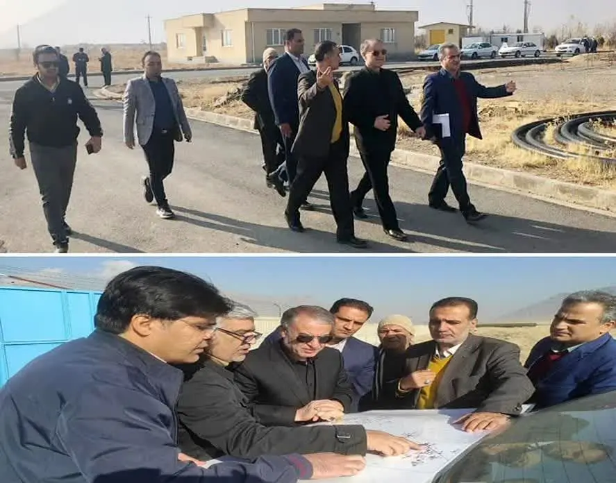 بازدید نماینده مردم شهرستان شازند در مجلس شورای اسلامی از پروژه های در دست اجرای آب و فاضلاب

