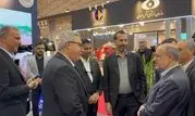 بازدید معاون معدنی وزیر صمت از غرفه چادرملو در متافو تبریز
