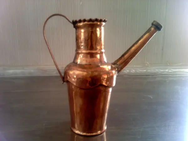 عجیب ترین آفتابه مسی عظیم به وزن ۱۸ کیلوگرم+عکس