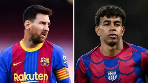 تقابل یامال و مسی در فینالیسیما