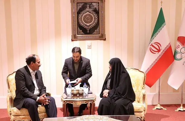 دیدار معاون اجرایی دبیر کل کمیته ملی المپیک پاکستان با نائب رئیس کمیته ملی المپیک