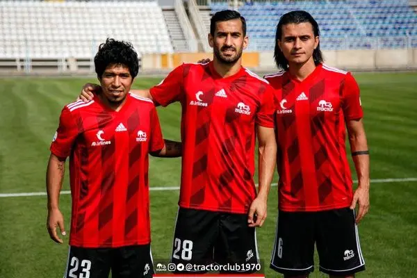 رونمایی از طرح جدید لباس‌های تیم تراکتور