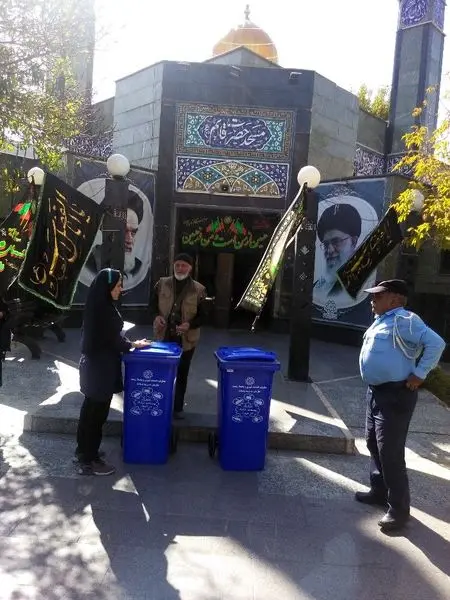 توزیع کیسه های تجدیدپذیر در تکایا و هیات ها
