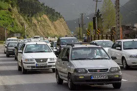 ترافیک سنگین در همه جاده‌های شمالی

