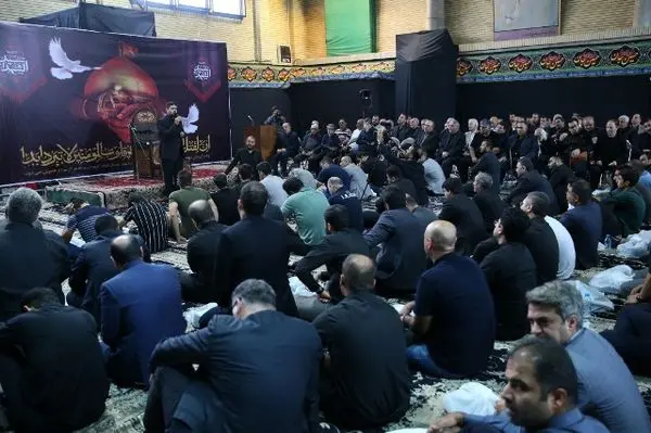 مراسم عزاداری حضرت اباعبدالله الحسین در آکادمی ملی المپیک برگزار شد
