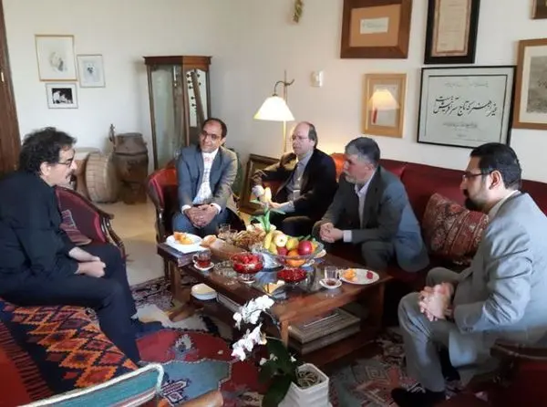 دیدار نوروزی وزیر ارشاد و شهرام ناظری
