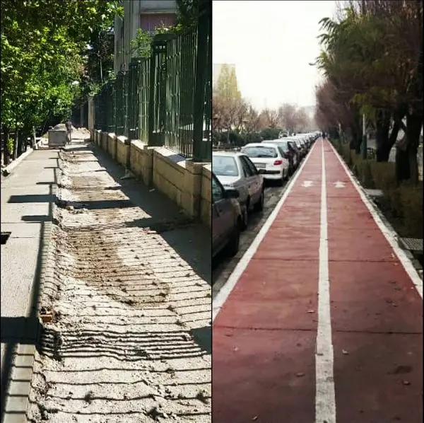 احداث ۵ کیلیومتر مسیر دوچرخه در ناحیه ۲ منطقه ۶