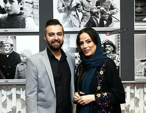 بازیگر تازه داماد تلویزیون در کنار همسر هنرپیشه اش+عکس
