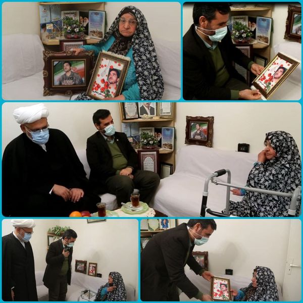  ‍ دیدار شهردار منطقه 15 با خانواده معظم شهید علیرضا باقری