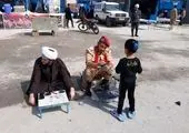 پذیرایی بی ریای یک کودک فقیر از زائران اربعین +عکس 