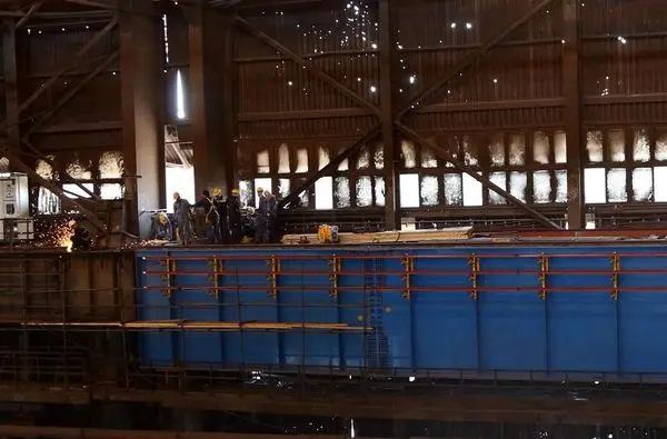 پایان فاز اول پروژه تعویض بالک های کارگاه ریخته گری فولادسازی