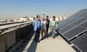 بازدید از نیروگاه خورشیدی ۶۰ کیلوواتی وزارت فرهنگ و ارشاد اسلامی