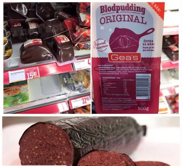 سوسیس تهیه شده از خون+عکس