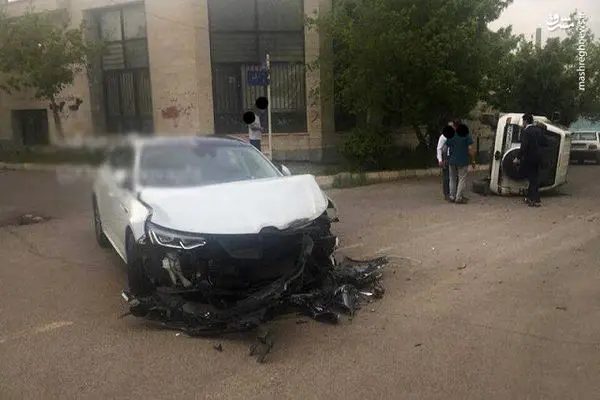 نجات معجزهآسا سگ خوششانس از تصادف مرگبار + تصاویر