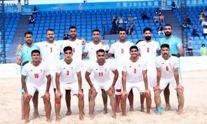 پیروزی ساحلی بازان ایران مقابل تایلند