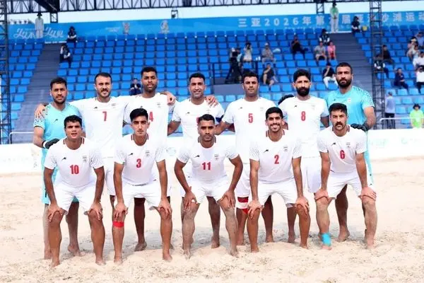پیروزی ساحلی بازان ایران مقابل تایلند