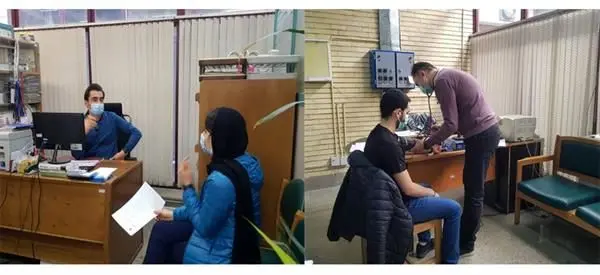 معاینات پزشکی ورزشی و ارزیابی ترکیب بدنی اردونشینان تیم ملی تیراندازی