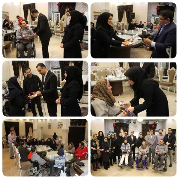 تکریم از پرسنل معلول منطقه9 انجام شد