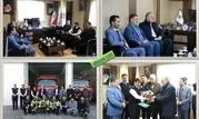 حضور معاون هماهنگی امور عمرانی استانداری مرکزی و مدیرکل دفتر امور شهری شوراها به اتفاق شهردار اراک در ستاد فرماندهی سازمان آتش نشانی به مناسبت سالگرد حادثه پلاسکو

