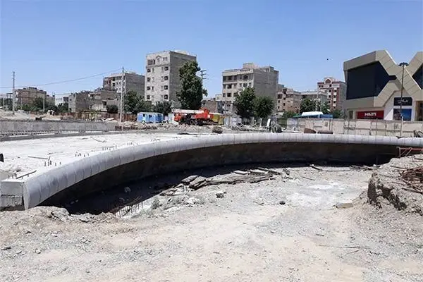 پیشرفت 60 درصدی عملیات اجرایی تقاطع میدان جانبازان با بزرگراه شهید بروجردی