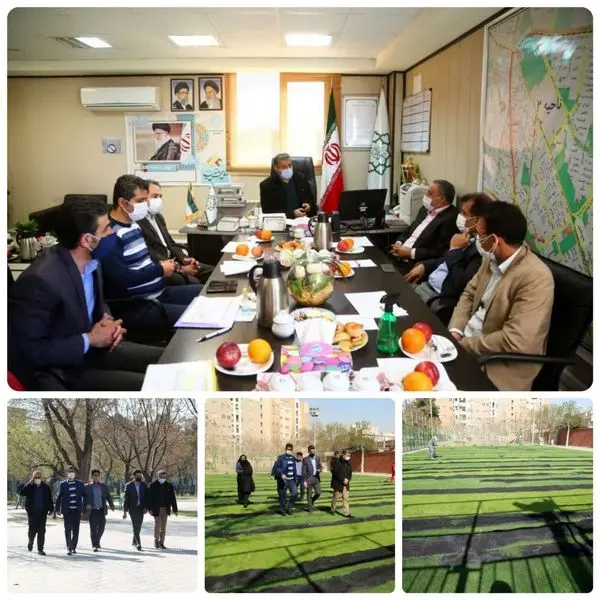 آماده سازی سومین زمین چمن محلی در منطقه 15