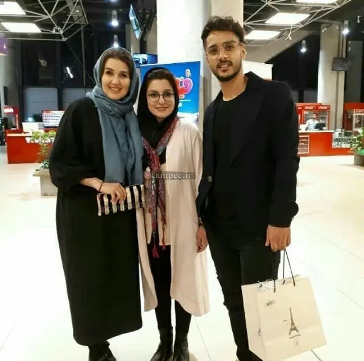 عکس یادگاری ساعد سهیلی با گلوریا هاردی + عکس