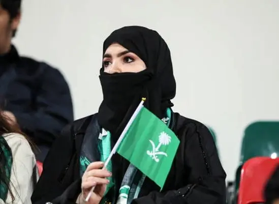 پوشش زنان عربستانی در جام ملت‌های آسیا + عکس