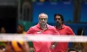 هادی رضایی مدیر تیم‌های ملی والیبال نشسته شد