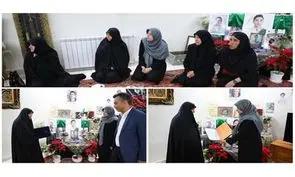 ابلاغ پیام وزیر تعاون، کار و رفاه اجتماعی به خانواده شهید نوجوان «امیرمحمد نظری»