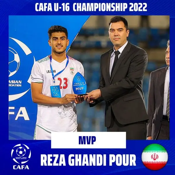 غندیپور برترین بازیکن تورنمنت کافا شد