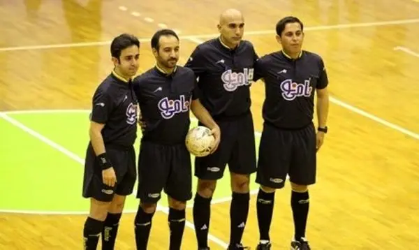 اعلام تیم داوری دیدار پلی آف لیگ برتر فوتسال