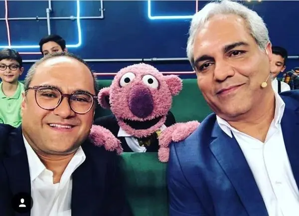 سلفی ۳ نفره مهران مدیری، رامبد جوان و جناب خان + عکس