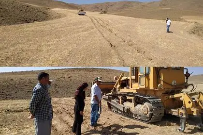 طرح بکارگیری زیر شکن در سطح بیست هکتار از اراضی مزارع شهرستان شازند

