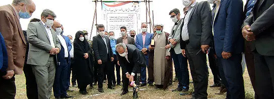 عملیات اجرایی احداث مخازن ذخیره آب شهر دستجرد آغاز شد