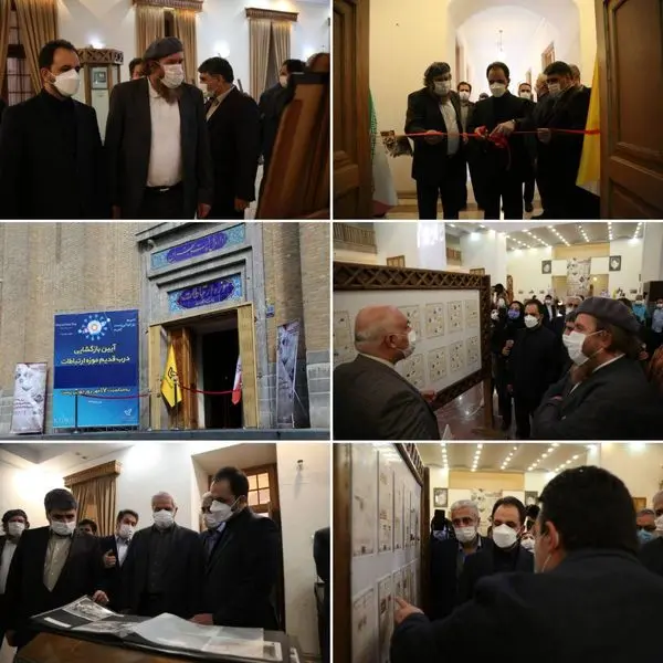 افتتاح ورودی قدیمی موزه پست توسط شهردار قلب طهران