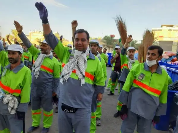 خدمات رسانی به زائرین اربعین حسینی ادامه دارد

