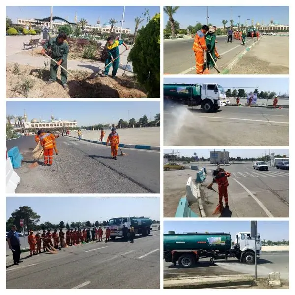 تمهیدات شهرداری منطقه ۲۱ در برگزاری مراسم سالگرد امام خمینی (ره)