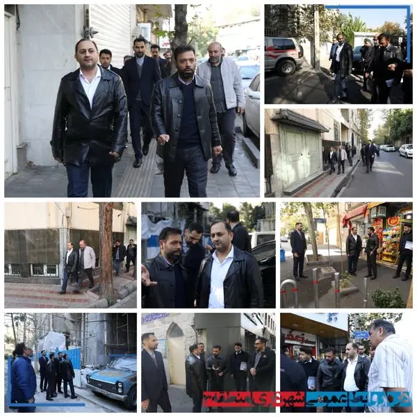 بازدید شهردار منطقه ۳ از نحوه اجرای طرح ۳۶۰ درجه در خیابان کلاهدوز