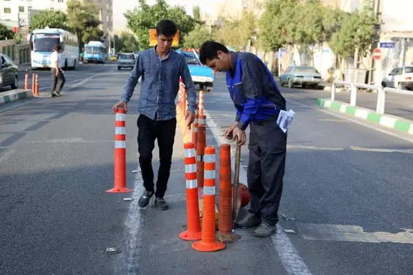 مرمت و بازسازی بیش از 1300 علائم و تجهیزات ترافیکی در شمال شرق پایتخت