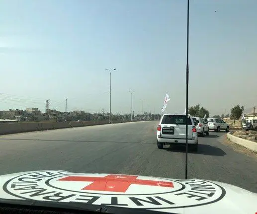 ورود کاروان کمک‌ها به غوطه