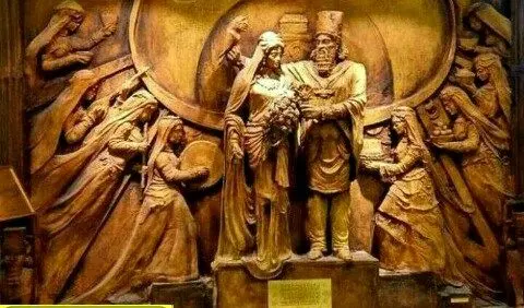 کوروش هخامنشی و تنها زنش+عکس