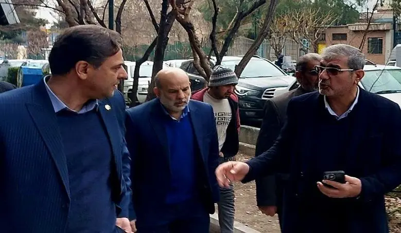 بازدید مهندس جعفرپور از اجرای پروژه فیبرنوری در تهران