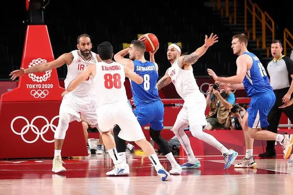 تیم ملی بسکتبال ایران نتیجه را واگذار کرد