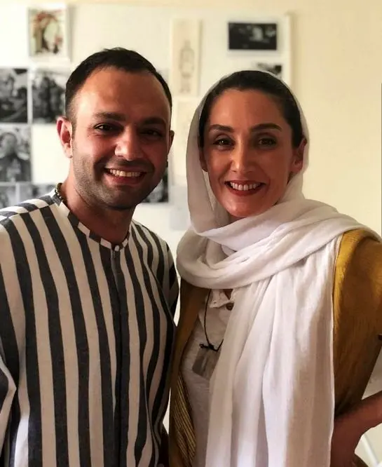 ظاهر جدید هدیه تهرانی در کنار صابر ابر+عکس