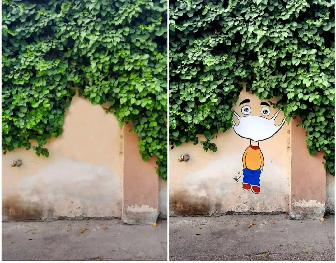 بهسازی جداره‌های  شهری منطقه ۲ با اجرای هنرهای خلاقانه 