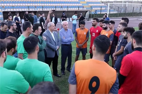 بازدید هاشمی و سجادی از اردوی تیم ملی امید