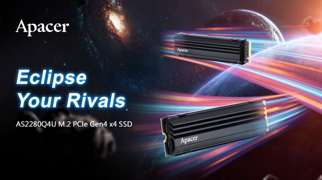 با هارد SSD “AS2280Q4U M.2 Gen4 ×4” را با سرعت خواندن/نوشتن 7400/7000 مگابایت بر ثانیه شرکت اپیسر در صدر بازی PS5 بمانید