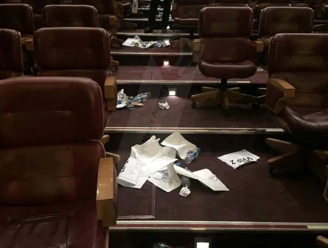 صحنه‌ای آزار دهنده از سالن برج میلاد در مراسم برترین‌های لیگ!+عکس