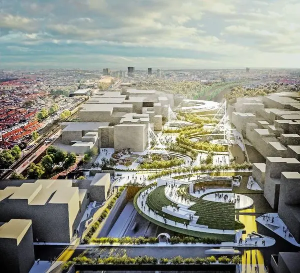 پروژه ای برای پیوند دوباره پهنه های مجاور بزرگراه امام علی(ع) در محله سبلان