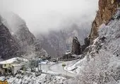 برف، باران و مه در جاده‌های ۱۸ استان